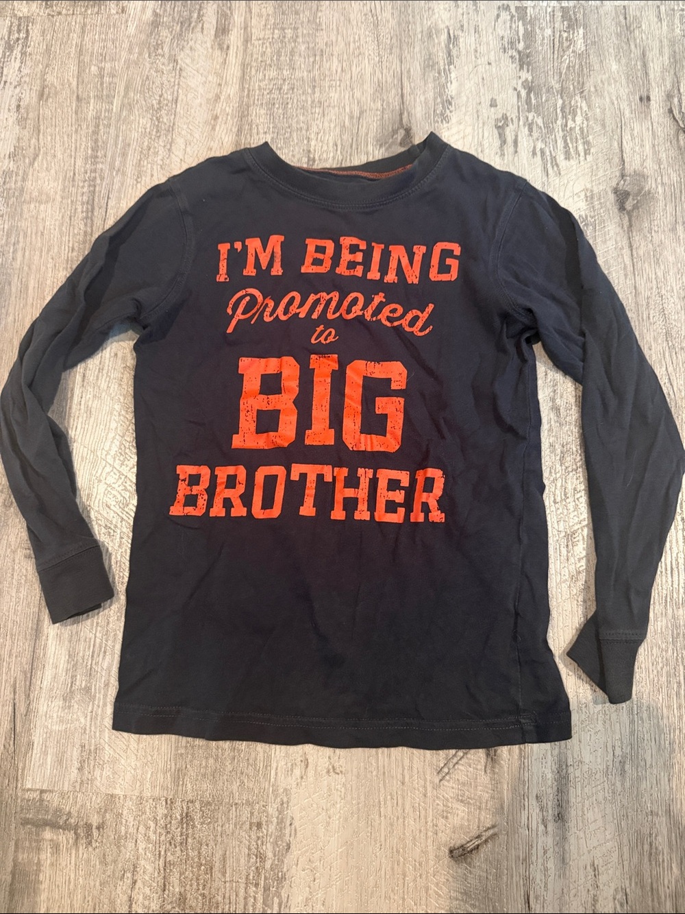 Carter's Long-Sleeve 'I'm Being Promoted to Big Brother' Shirt